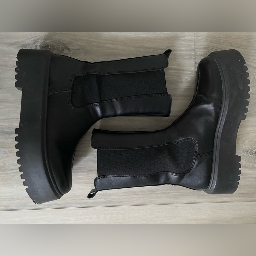 ASOS Black Platform Boots